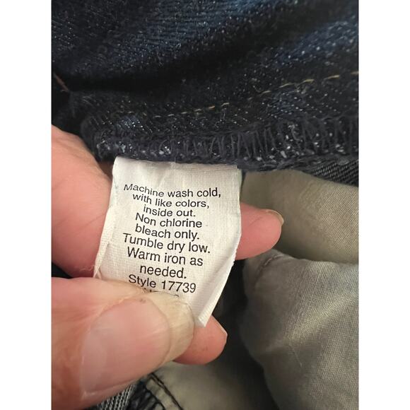 J Crew Factory Jeans 32 x 31 (32 on tag) Mens "Vintage Slim Straight" Dark Wash - Picture 5 of 6